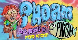 The Saturday Morning Tunes Phish tribute for kids is June 8 at Power Plant Live's covered stage (outside of Ram's Head Live). Illustrations by Kevin Sherry.